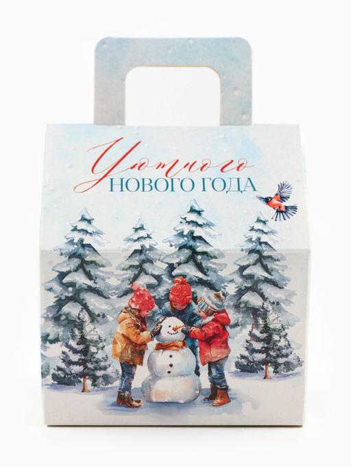 Печенье с предсказанием в коробке-домик Уютного Нового года, 2 шт. - Фабрика счастья фото 3