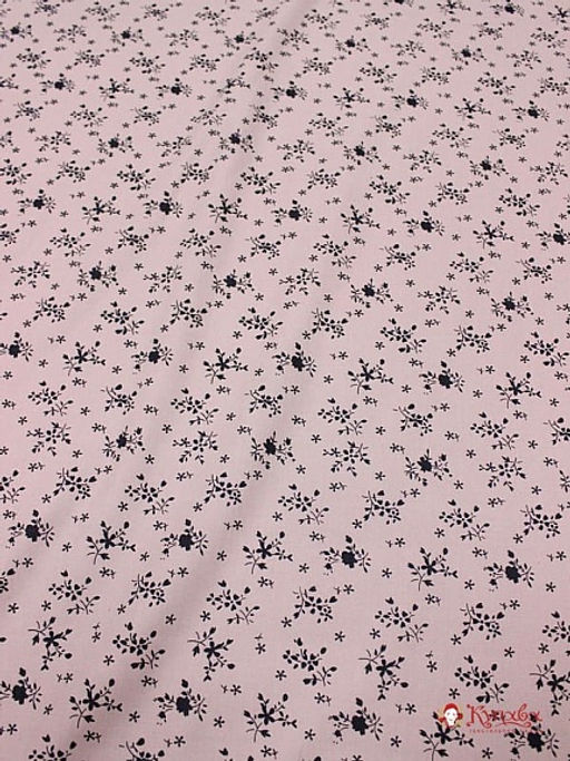 Плательный хлопок Патриция цв.бледный серо-лиловый, ш.1.47м, хлопок-100%, 115гр/м.кв - Купава фото 6