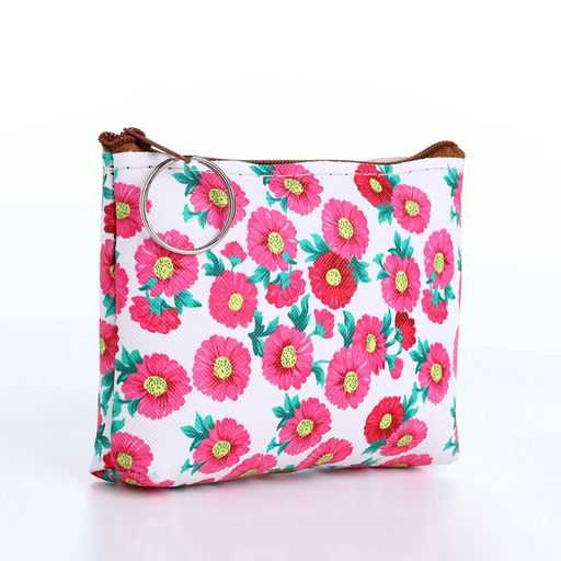 Кошелёк-монетница на молнии 11?1?8 см, с принтом, МИКС