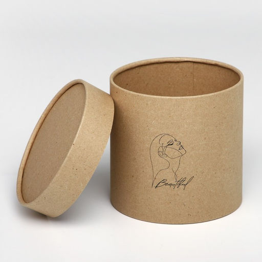 Набор шляпных коробок из крафта 2 в 1 Beautiful, 12 х 12, 15 х 15 см - Дарите счастье фото 3