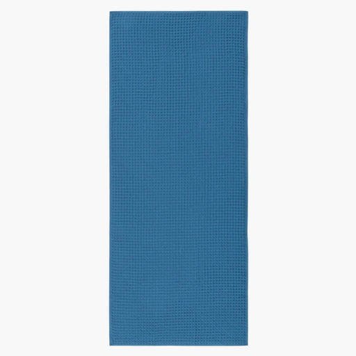 Полотенце банное вафельное «Этель» Boho 67×140 см, хлопок 100%, синее