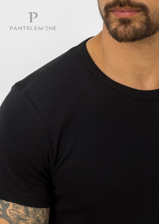 Футболка мужская MF-003 Черный - Pantelemone фото 5