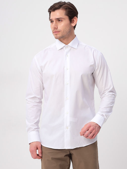 Сорочка мужская длинный рукав GREG 100/199/WHITE/Z_V