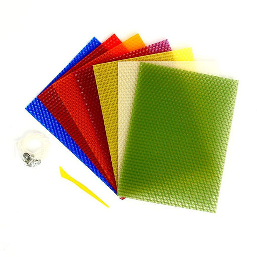 Свеча своими руками. Набор для создания магических свечек из вощины «Эзотерика» по цветам