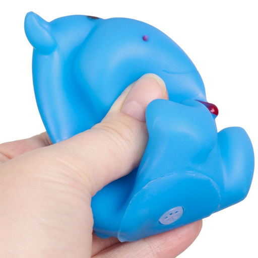 Резиновая игрушка для ванны Крошка Я «Коровка», 8.5 см, с пищалкой