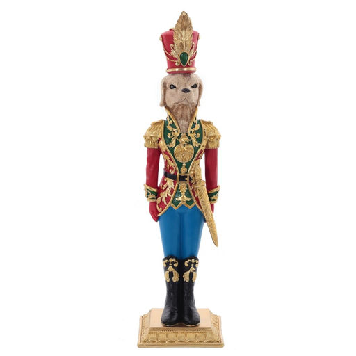 Фигурка декоративная "Солдатик-собака", L11 W11 H41,5 см