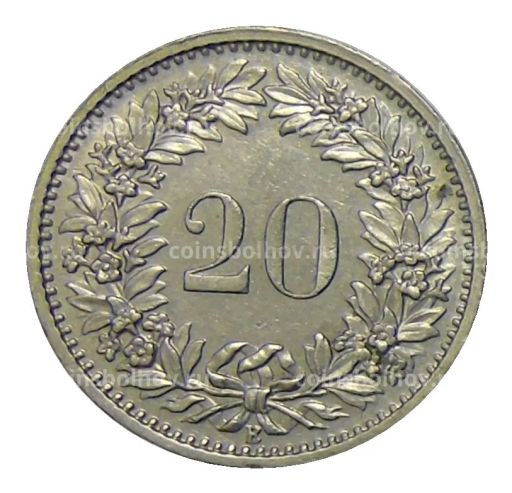 20 раппенов 1966 года Швейцария