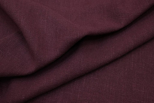 Крапива Рами (Ramie)-диагональ, цв.Темная вишня, ш.1.4м, крапива-100%, 240гр/м.кв - Купава фото 2