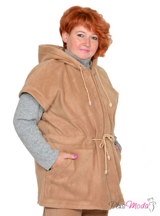 Жилет Модель №2108 размеры 44-84 - Plusmoda фото 2