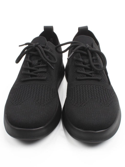 05-9074-1H BLACK Полуботинки летние мужские (текстиль)