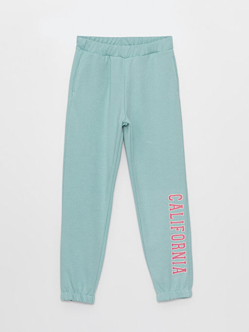 Beli Lastikli Bask?l? K?z ?ocuk Jogger E?ofman Alt?
