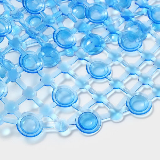 Коврик противоскользящий в ванну на присосках Доляна «Капли воды», 36×65 см, МИКС