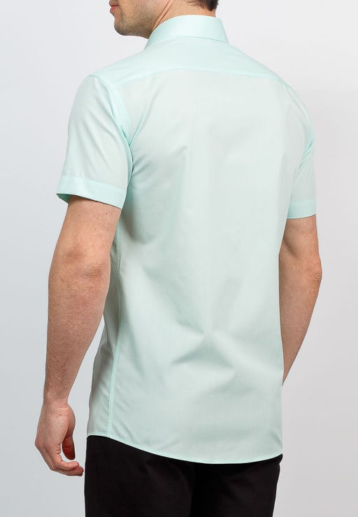 Сорочка мужская короткий рукав GREG 410/309/FR MINT/Z  фото 5
