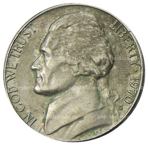 5 центов 1970 года S США