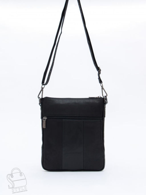 Сумка мужская кожаная 1022-2 black Fuzhiniao