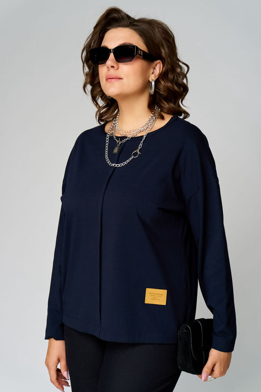 Джемпер Bliss 8069 темно-синий