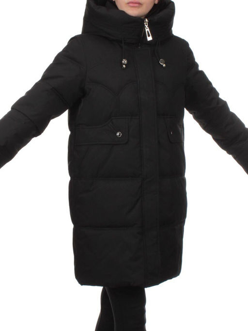 H23-629 BLACK Куртка зимняя женская (тинсулейт)