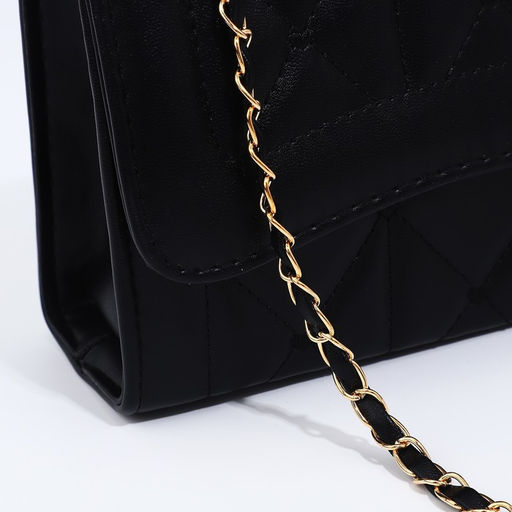 Сумка-мессенджер на магните, цвет чёрный - Simaland фото 4