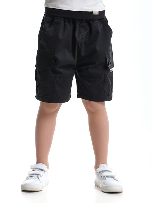 Шорты карго для мальчика 33-7972 черный - Mini maxi фото 7