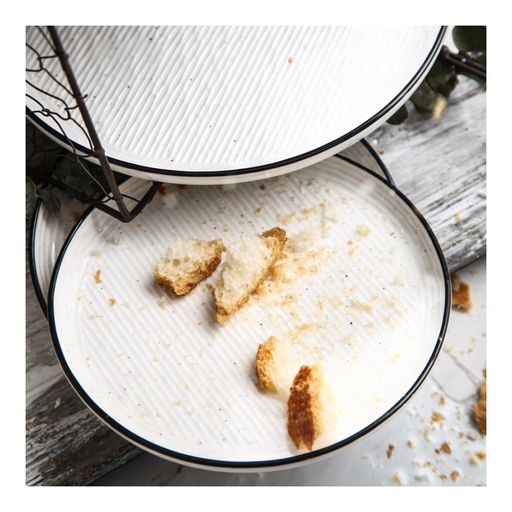 Тарелка обеденная Walmer Riverside, 21 см, цвет белый  фото 4