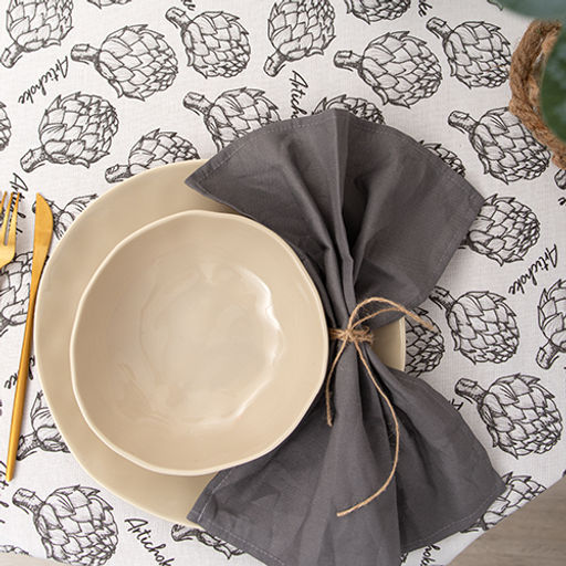 Скатерть 145х220, рогожка, 100 % хлопок, Артишоки ВБ 145х220 - Традиция фото 12