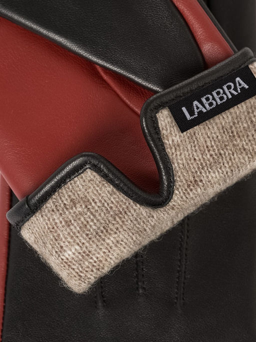 Перчатки жен п/ш LB-4607-1 black/red - Labbra фото 3