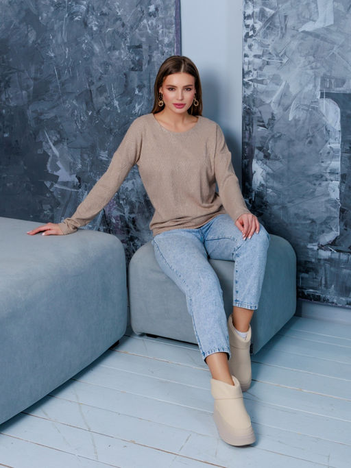 06-852 Джемпер - Вишня фото 6