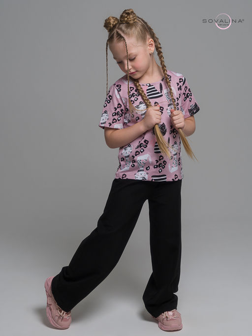 Костюм Лето коты лео-черный - Sovalina фото 21