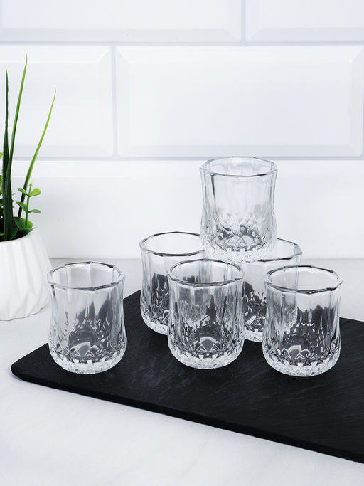 Стопка 6 штук 40 мл резная / B027 /уп 48/ - ГалеонТрейд фото 4