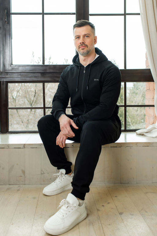 Костюм без начеса из футера двухнитки