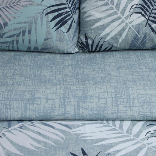 Постельное бельё Этель дуэт Areca palm, 143х215см-2шт, 220х240см, 50х70см-2шт, поплин, 125 г/м2  фото 2