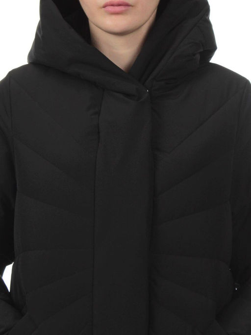 H265 BLACK Пальто зимнее облегченное женское (150 гр. холлофайбер)