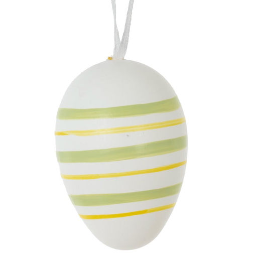 Набор из 12-ти изделий декоративных подвесных "Яйцо" (4*6), L18,5 W18,5 H4 см