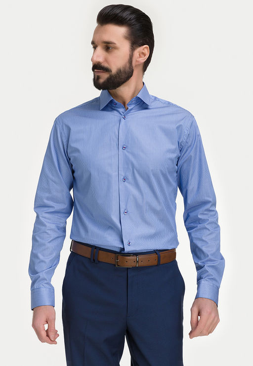 Сорочка мужская длинный рукав GREG 221/131/7306/Z/1p_GB  фото 10