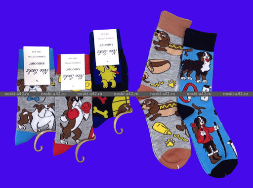 Цена за 10 пар. Nice Socks (AMIGOBS) ЦВЕТНЫЕ ВЫСОКИЕ НОСКИ на вешалке арт. 2209 фактически 37-43  фото 3