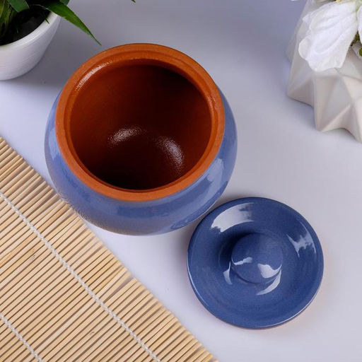 Горшочки для запекания Вятская керамика, набор 6 шт., ухват, 500 мл, МИКС