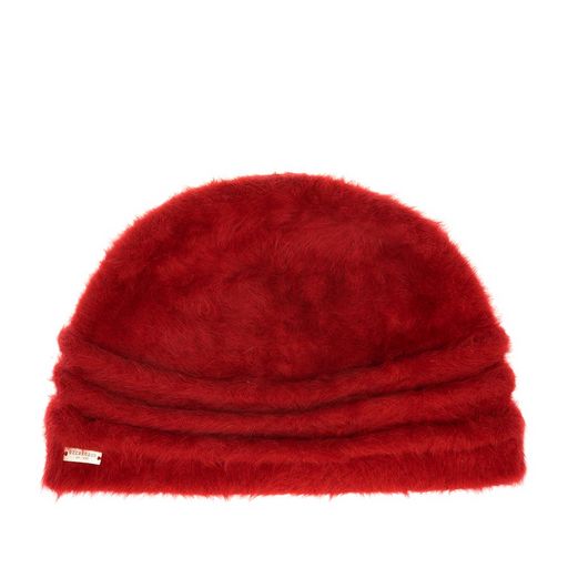 Шапка SEEBERGER арт. 18066-0 ANGORA BEANIE (красный)