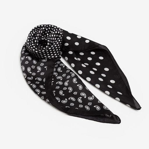 Платок женский MINAKU, размер 70×70 см, чёрный