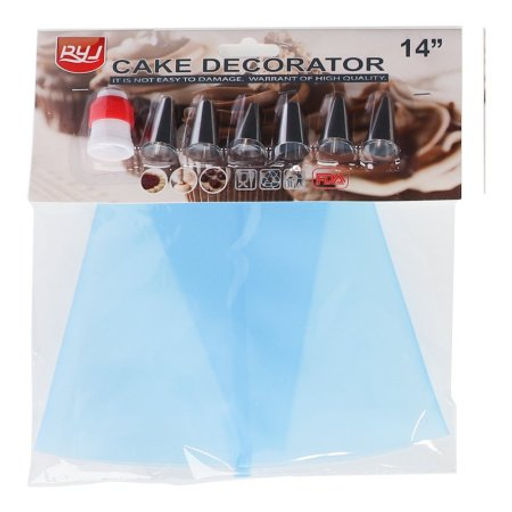 Кондитерский мешок с насадками 7 предметов / JY- 7 пр /уп 60/240/ - Галеонтрейд фото 2