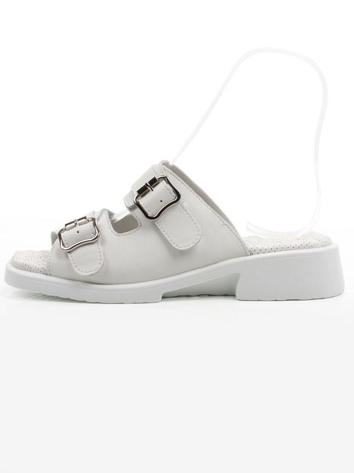 08-C103-9C WHITE Босоножки женские (натуральная кожа)
