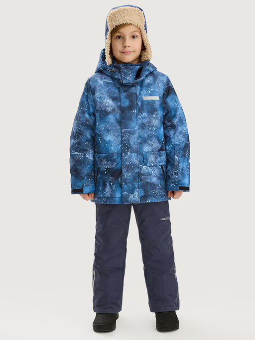 Костюм 7з3925 деним/графит - Nikastyle фото 2