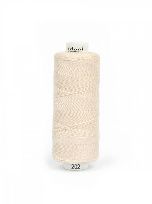 Нитки IDEAL бытовые 40/2 полиэстер 366м цв.202 экрю уп.10шт