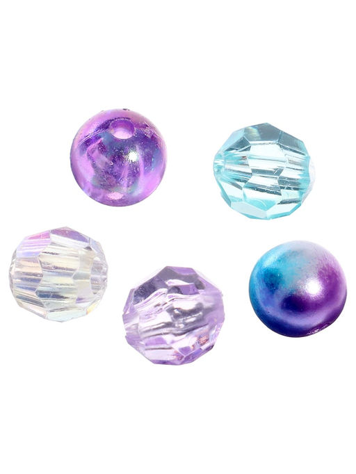 Набор для творчества Создай украшение: Русалочка, 12 видов бусин, 5 шармов