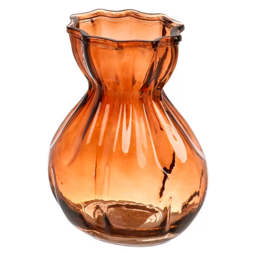 Ваза стекло настольная 14х18 см Future шоколад (500162) /DANIKS/