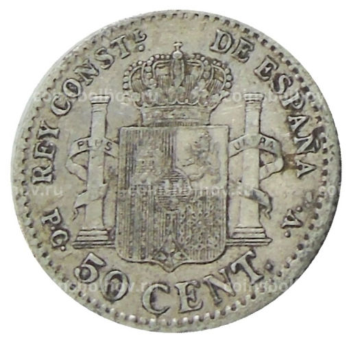 50 сентимо 1904 (10) года Испания