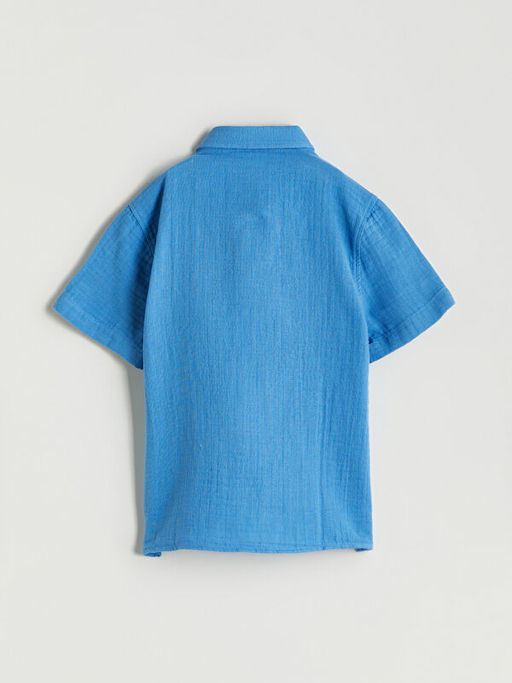 Basic Pamuklu Erkek ?ocuk G?mlek