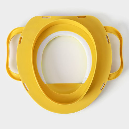 Сиденье для унитаза детское с ручками Доляна «Морские жители», 30×36 см