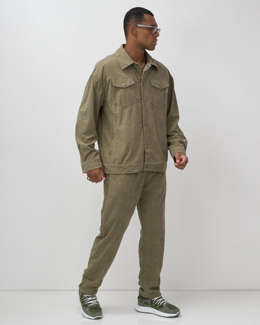 Спортивный костюм мужской весна-лето цвета хаки 55040Kh - Mtforce фото 3