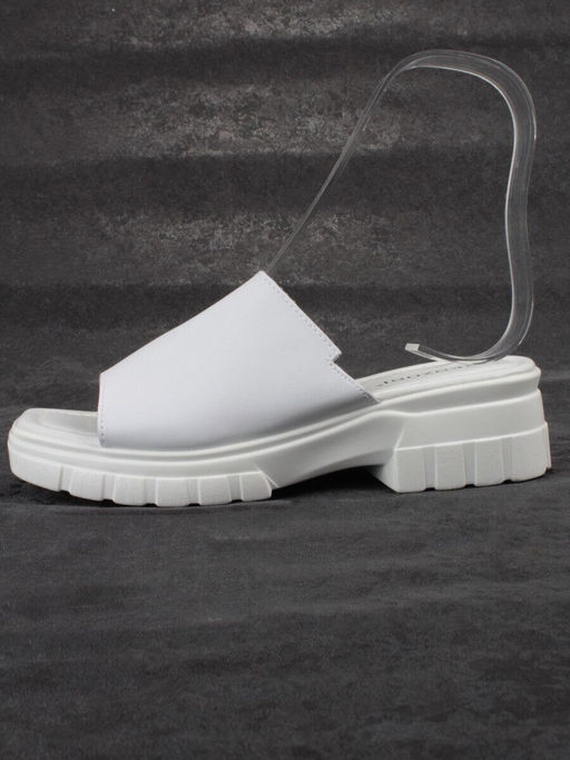 08-PEXL131-1 WHITE Босоножки женские (натуральная кожа)