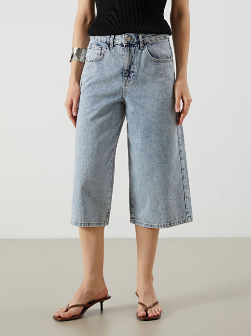Капри женские Standart Fit Jean джинсовые стандартный крой